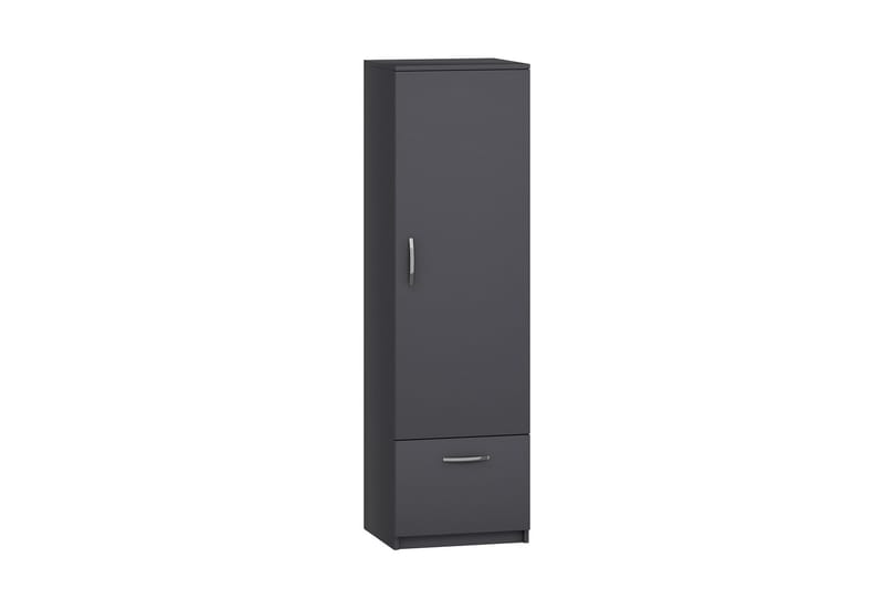 Kleoo Garderobe 50x187 cm Antrasitt - Hanah Home - Oppbevaring - Klesoppbevaring - Garderober & garderobesystem
