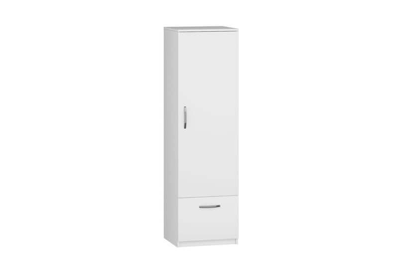 Kleoo Garderobeskap 50x187 cm Hvit - Hanah Home - Oppbevaring - Klesoppbevaring - Garderober & garderobesystem