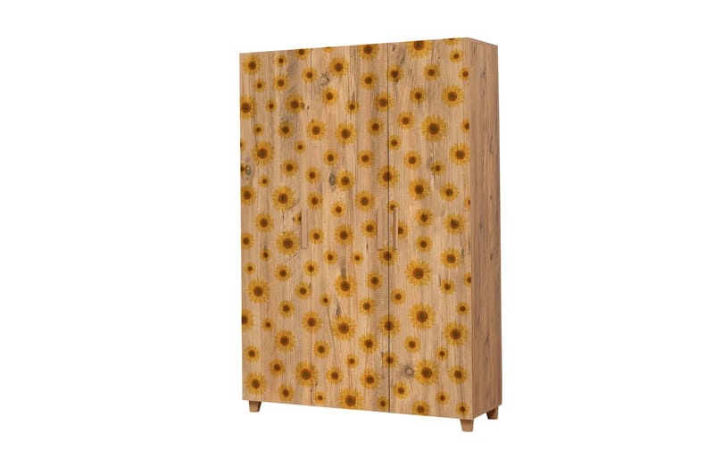 Leva Garderobeskap 120x189 cm Brun - Hanah Home - Oppbevaring - Klesoppbevaring - Garderober & garderobesystem