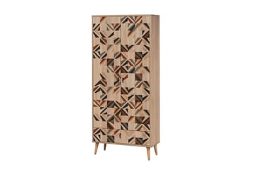 Bertoaria Garderobe 80x190 cm Brun