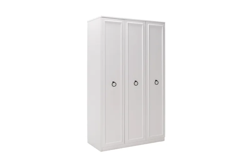 Ajra Garderobe 103x185 cm Hvit - Hanah Home - Oppbevaring - Klesoppbevaring - Garderober & garderobesystem