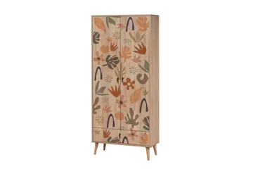 Bertoaria Garderobe 80x190 cm Brun