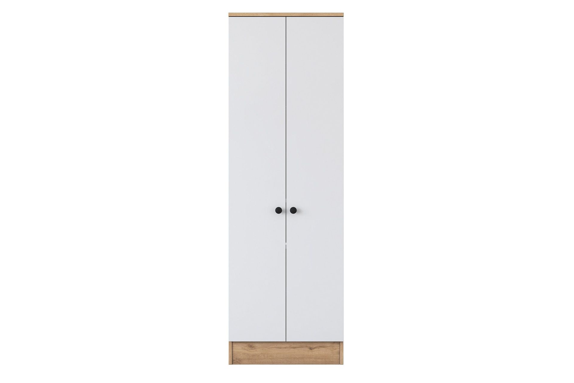 Hooda Garderobeskap 59,8x182,8 cm Brun/Hvit - Hanah Home
