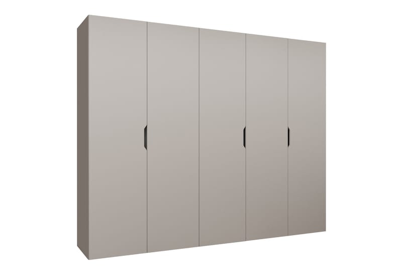 Abano Garderobeskap 52x202 cm - Beige - Oppbevaring - Klesoppbevaring - Garderober & garderobesystem