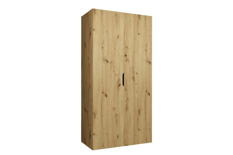 Abano Garderobeskap 52x202 cm, Brun