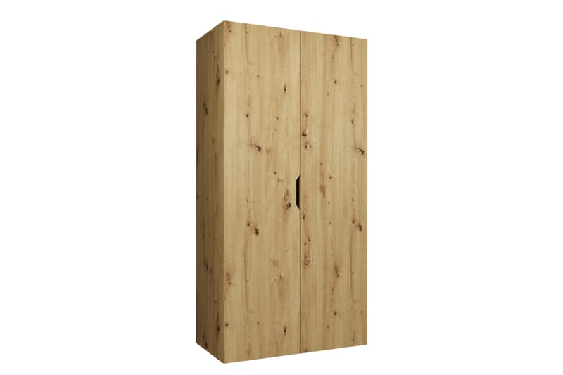 Abano Garderobeskap 52x202 cm - Brun - Oppbevaring - Klesoppbevaring - Garderober & garderobesystem