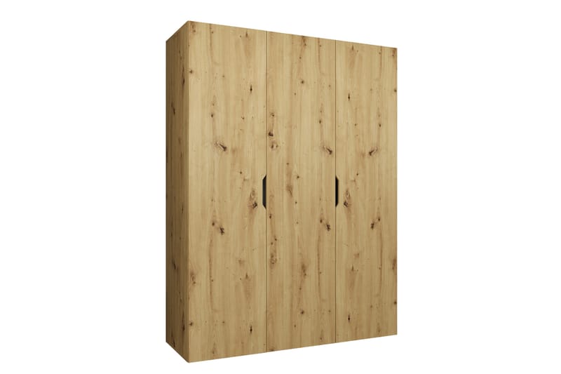 Abano Garderobeskap 52x202 cm - Brun - Oppbevaring - Klesoppbevaring - Garderober & garderobesystem