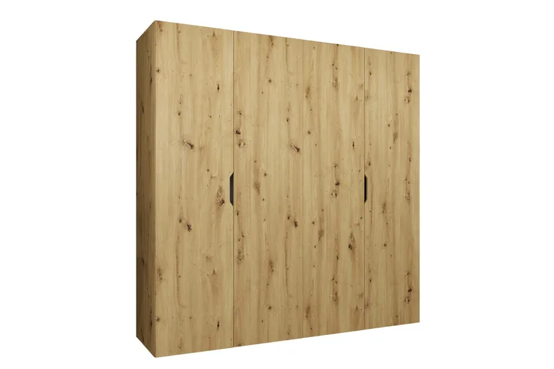 Abano Garderobeskap 52x202 cm - Brun - Oppbevaring - Klesoppbevaring - Garderober & garderobesystem