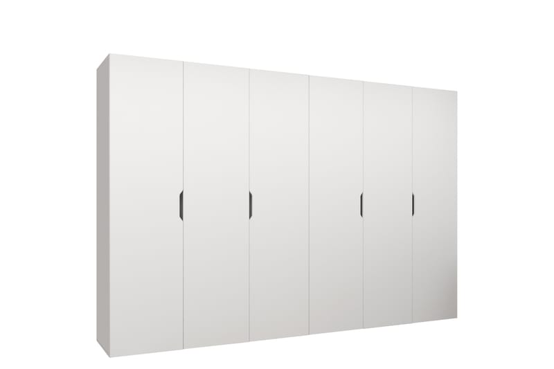 Abano Garderobeskap 52x202 cm - Hvit - Oppbevaring - Klesoppbevaring - Garderober & garderobesystem
