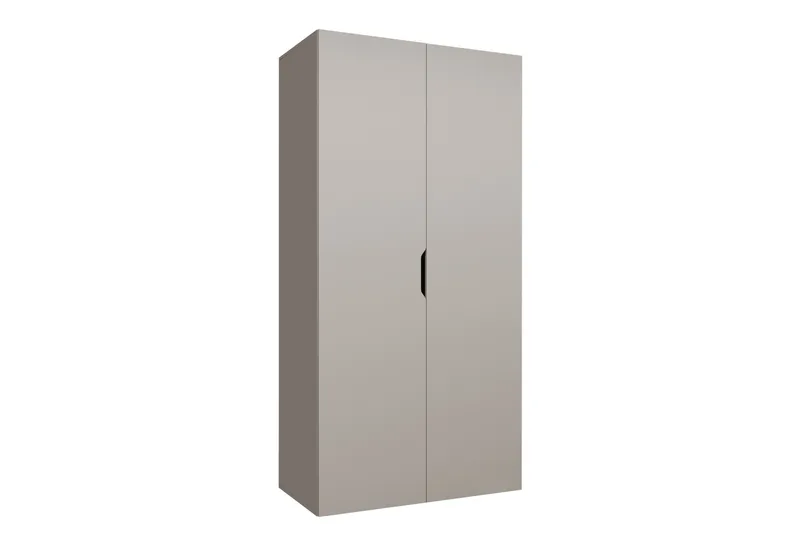 Abano Garderobeskap 52x202 cm i Malt Tre, Beige