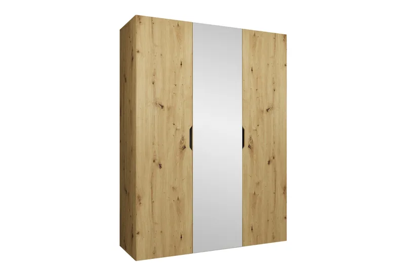 Abano Garderobeskap Med Speil 52x202 cm, Grønn