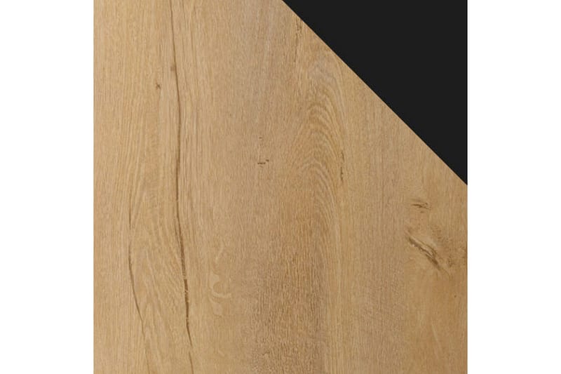 Abricot Garderobe med Speil 180x216x65 cm - Svart - Oppbevaring - Klesoppbevaring - Garderober & garderobesystem