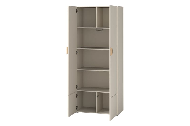 Adolfo Garderobeskap 80x194 cm - Beige - Oppbevaring - Klesoppbevaring - Garderober & garderobesystem