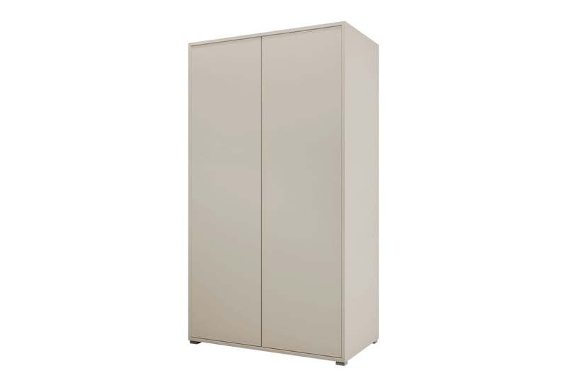 Agawal Garderobeskap 100x178 cm - Beige - Oppbevaring - Klesoppbevaring - Garderober & garderobesystem