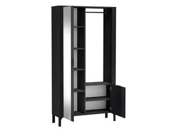 Aggarwal Garderobeskap med Speil 105 cm - Oppbevaring - Klesoppbevaring - Garderober & garderobesystem