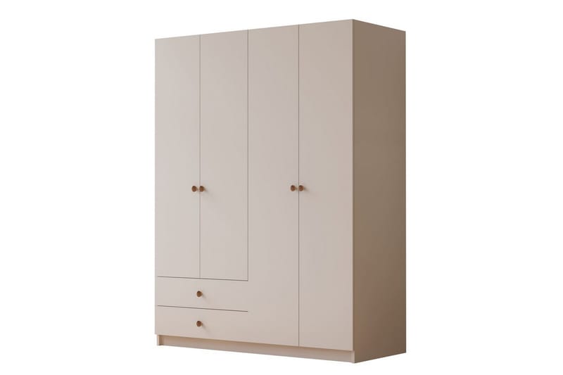 Alven Garderobe 120x180 cm, Matt Hvit