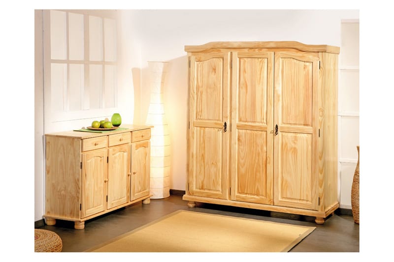 Amalia Garderobe 150 cm - Furu - Oppbevaring - Klesoppbevaring - Garderober & garderobesystem