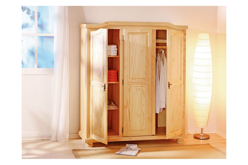 Amalia Garderobe 150 cm - Furu - Oppbevaring - Klesoppbevaring - Garderober & garderobesystem