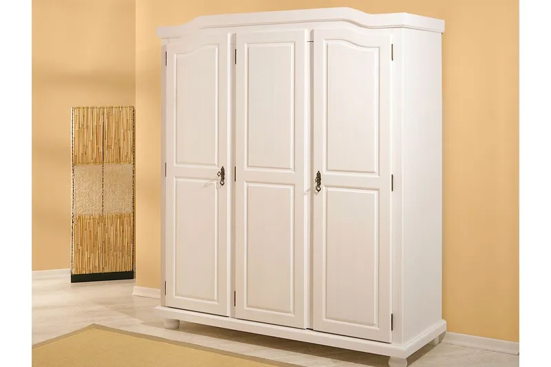 Amalia Garderobe 150 cm - Hvit - Oppbevaring - Klesoppbevaring - Garderober & garderobesystem