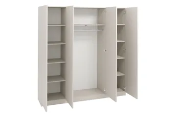 Amelus Garderobeskap 205x220 cm - Brun - Oppbevaring - Klesoppbevaring - Garderober & garderobesystem