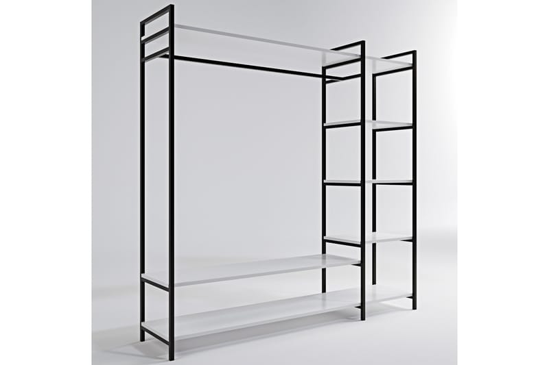 Amerbach Garderobe 100x40 cm - Hvit - Oppbevaring - Klesoppbevaring - Garderober & garderobesystem