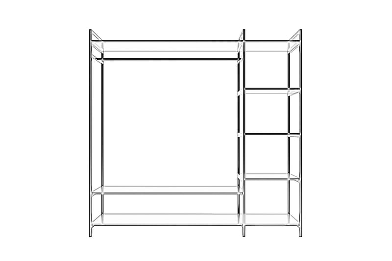 Amerbach Garderobe 100x40 cm - Hvit - Oppbevaring - Klesoppbevaring - Garderober & garderobesystem