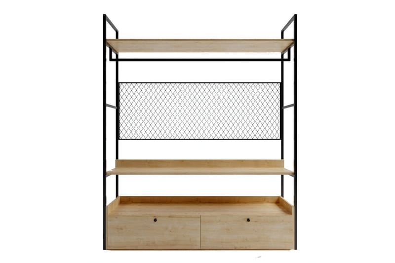 Amerbach Garderobe 148x42 cm - Natur - Oppbevaring - Klesoppbevaring - Garderober & garderobesystem