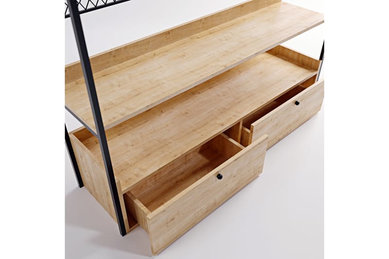 Amerbach Garderobe 148x42 cm - Natur - Oppbevaring - Klesoppbevaring - Garderober & garderobesystem