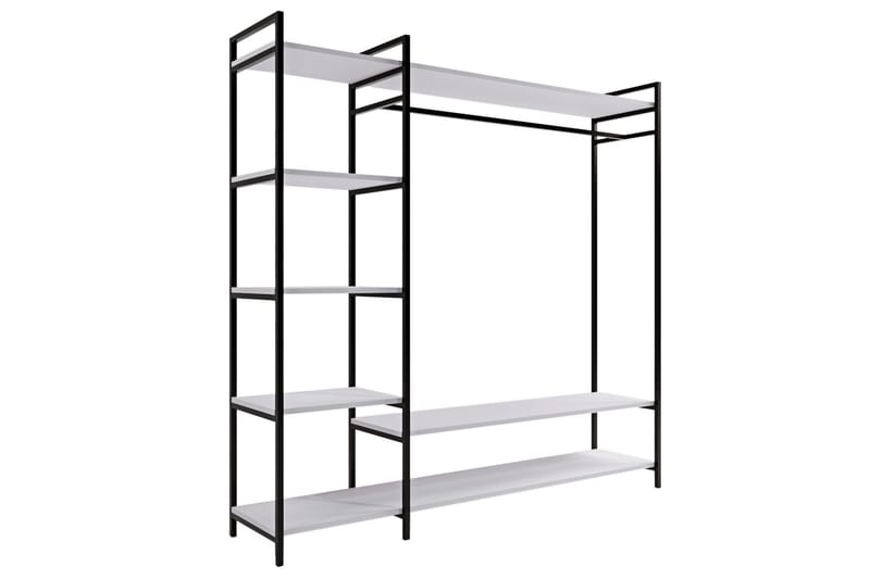 Amerbach Garderobe 180x40 cm - Hvit - Oppbevaring - Klesoppbevaring - Garderober & garderobesystem