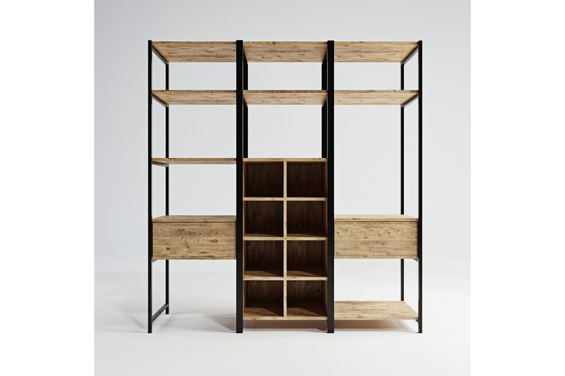 Amerbach Garderobe 180x40 cm - Natur - Oppbevaring - Klesoppbevaring - Garderober & garderobesystem