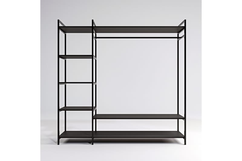 Amerbach Garderobe 180x40 cm - Svart - Oppbevaring - Klesoppbevaring - Garderober & garderobesystem