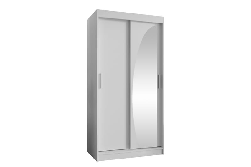 Amira Garderobeskap Med Speil 100x200 cm - Oppbevaring - Klesoppbevaring - Garderober & garderobesystem