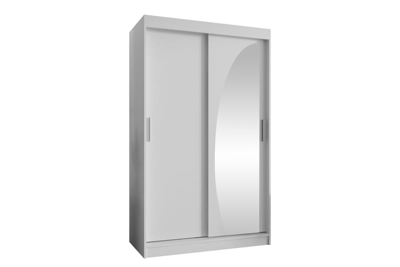 Amira Garderobeskap Med Speil 120x200 cm - Oppbevaring - Klesoppbevaring - Garderober & garderobesystem