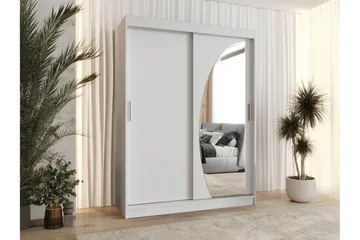 Amira Garderobeskap Med Speil 150x200 cm - Oppbevaring - Klesoppbevaring - Garderober & garderobesystem