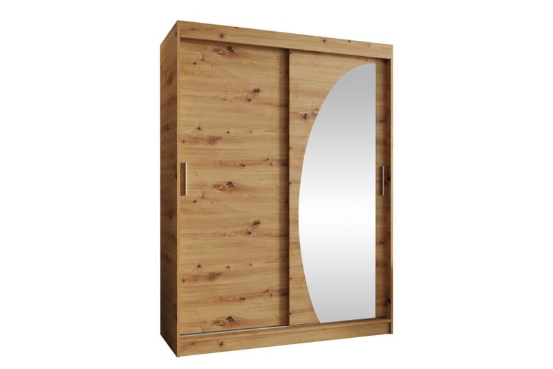 Amira Garderobeskap Med Speil 150x200 cm - Oppbevaring - Klesoppbevaring - Garderober & garderobesystem