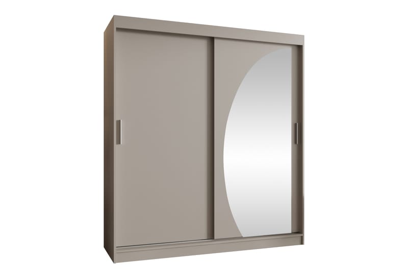 Amira Garderobeskap Med Speil 180x200 cm - Oppbevaring - Klesoppbevaring - Garderober & garderobesystem