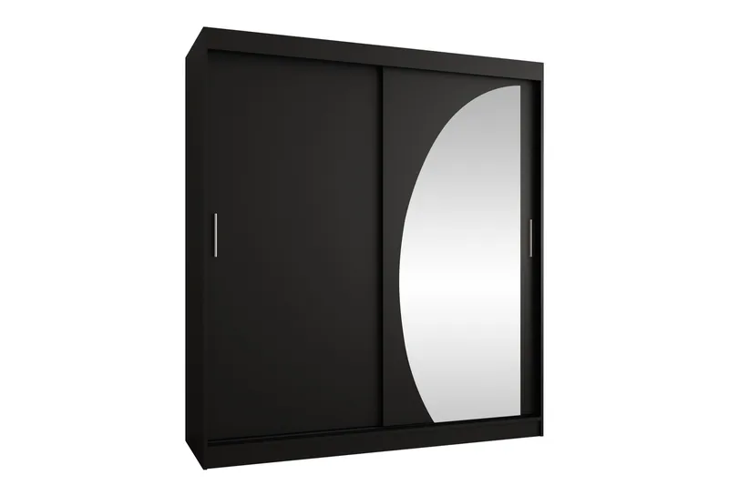 Amira Garderobeskap Med Speil 180x200 cm - Oppbevaring - Klesoppbevaring - Garderober & garderobesystem