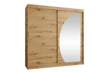 Amira Garderobeskap Med Speil 200x200 cm