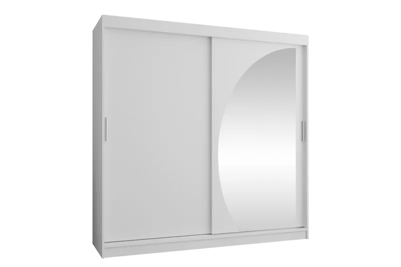 Amira Garderobeskap Med Speil 200x200 cm - Oppbevaring - Klesoppbevaring - Garderober & garderobesystem