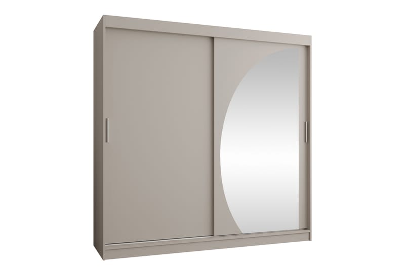 Amira Garderobeskap Med Speil 200x200 cm - Oppbevaring - Klesoppbevaring - Garderober & garderobesystem