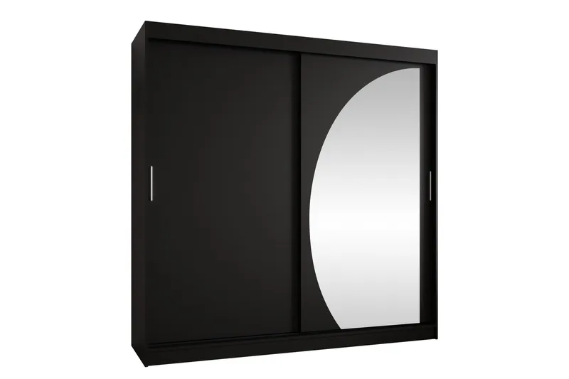 Amira Garderobeskap Med Speil 200x200 cm - Oppbevaring - Klesoppbevaring - Garderober & garderobesystem