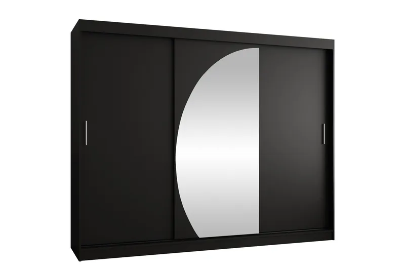 Amira Garderobeskap Med Speil 250x200 cm - Hvit - Oppbevaring - Klesoppbevaring - Garderober & garderobesystem