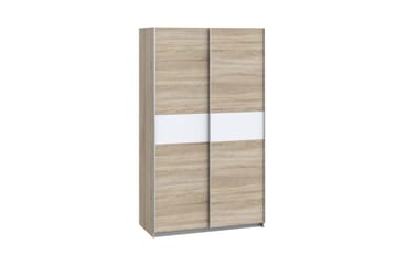 Amyracle Garderobe 62x121 cm - Hvit/Brun/Grå - Oppbevaring - Klesoppbevaring - Garderober & garderobesystem