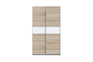Amyracle Garderobe 62x121 cm - Hvit/Brun/Grå - Oppbevaring - Klesoppbevaring - Garderober & garderobesystem