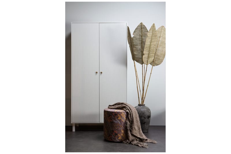 Antonie Garderobeskap 53x100 cm - Grå - Oppbevaring - Klesoppbevaring - Garderober & garderobesystem