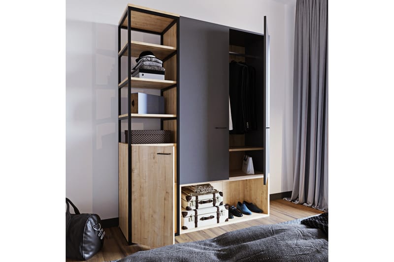 Asansor Garderobe 144x40 cm - Oppbevaring - Klesoppbevaring - Garderober & garderobesystem