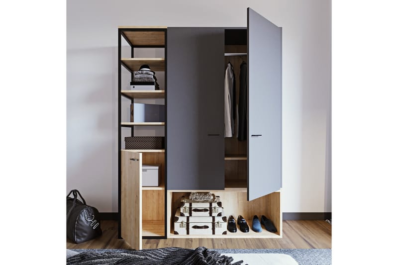 Asansor Garderobe 144x40 cm - Oppbevaring - Klesoppbevaring - Garderober & garderobesystem