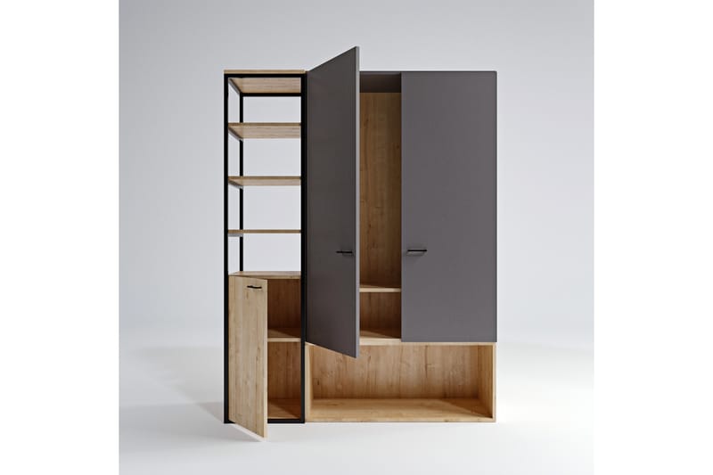 Asansor Garderobe 144x40 cm - Oppbevaring - Klesoppbevaring - Garderober & garderobesystem