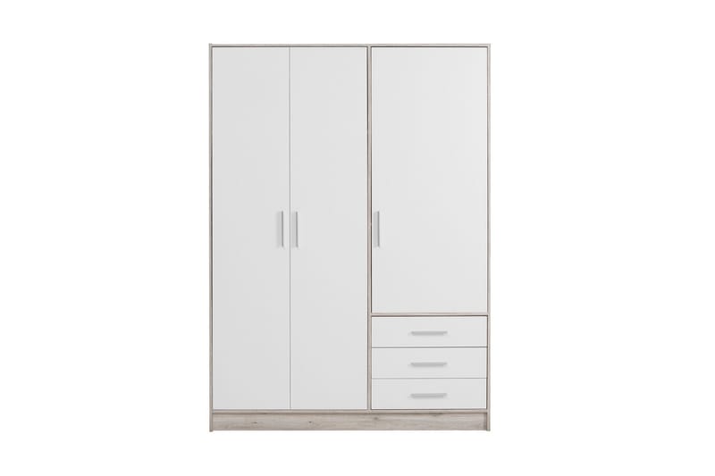 Ashgate Garderobe 145 cm - Brun/Hvit - Garderobeskap & klesskap - Garderober & garderobesystem