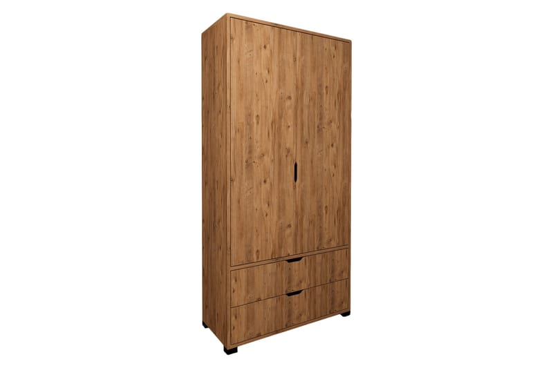 Atlas Garderobe 90x183 cm - Brun - Oppbevaring - Klesoppbevaring - Garderober & garderobesystem